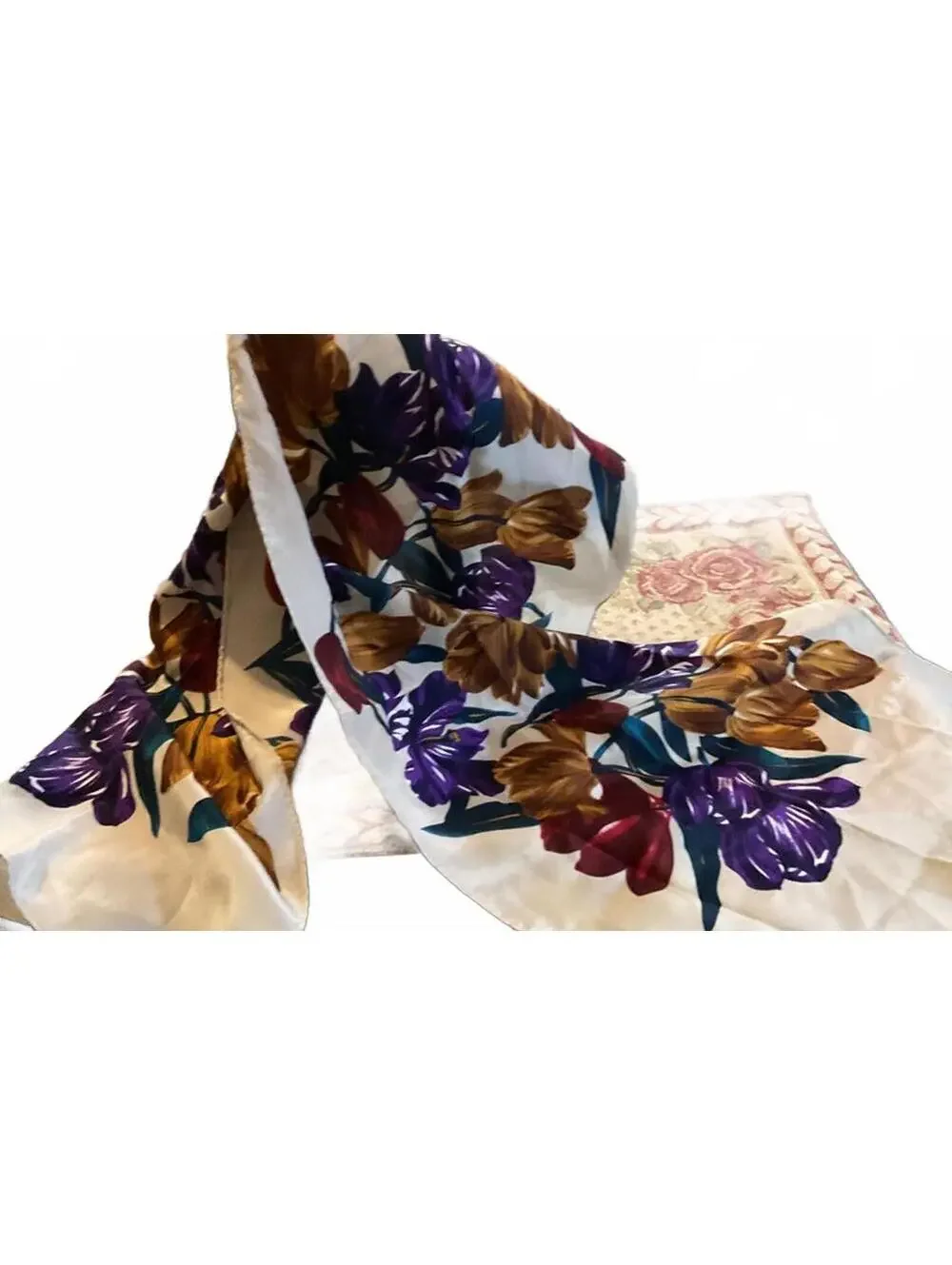 J.G. Hook Floral Scarf - Elegant Silk Blend